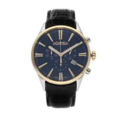 Roamer Superior Chrono Saati 508837 47 85 05 Gold / Silver