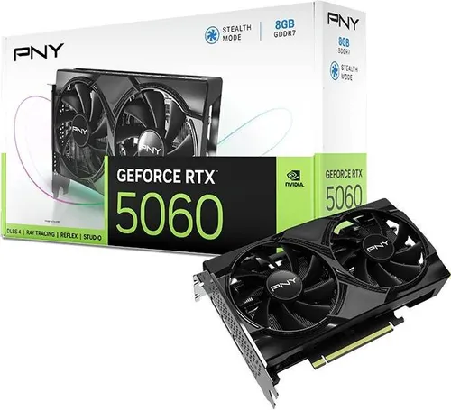 Karta graficzna PNY GeForce RTX 5060 Dual Fan 8GB DLSS 4