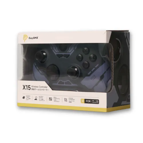Pad EasySMX X15 do Nintendo Switch, PC Bezprzewodowy Czarny