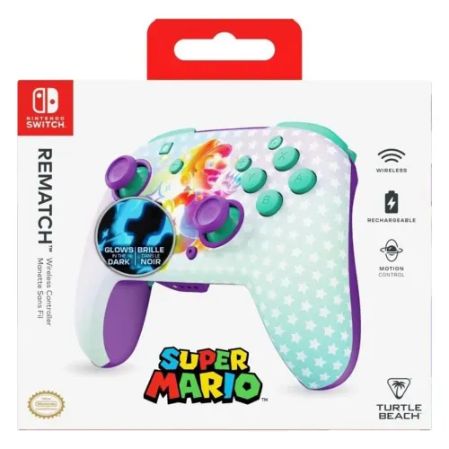 Kontroler Turtle Beach Rematch Wireless Controller Super Mario Bricks do Nintendo Switch / Switch 2