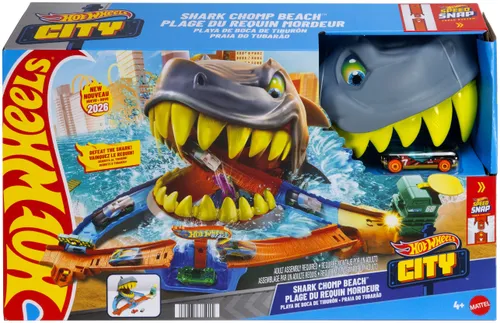 Tor Hot Wheels City Rekin Starcie na plaży JHL96