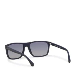 Okulary przeciwsłoneczne Emporio Armani 0EA4033 Black/Rubber Blue - Rozmiar (EU) 56