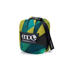 Hamak turystyczny ENO DoubleNest Print Hammock - boulder/melon