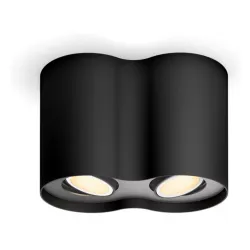Oświetlenie punktowe Philips Hue White Ambiance Podwójne Pillar Czarny
