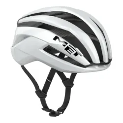 Kask rowerowy MET Trenta 3K Carbon MIPS white glossy - M