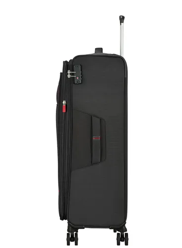 American Tourister Crosstrack Genişletilebilir Büyük Bavul-Gri / Kırmızı