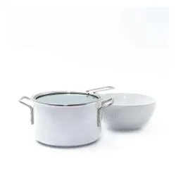 EVA TRIO 20 cm - pokrywka szklana ze stali nierdzewnej