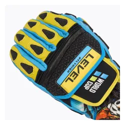 Rękawice narciarskie Level Worldcup CF yellow/blue