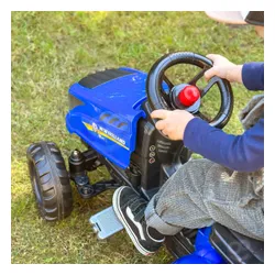 Falk Traktor na Pedały New Holland z Przyczepą i Otwieraną Maską 2-5 lat