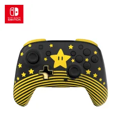 Pad Turtle Beach Rematch Wireless Controller Super Mario Star do Nintendo Switch / Switch 2 Czarno-Żółty