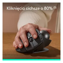 Myszka Logitech MX Ergo S bezprzewodowa czarna