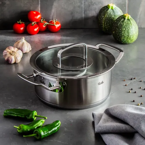 FISSLER Original Profi Collection 2,6 l - garnek ze stali nierdzewnej z pokrywką