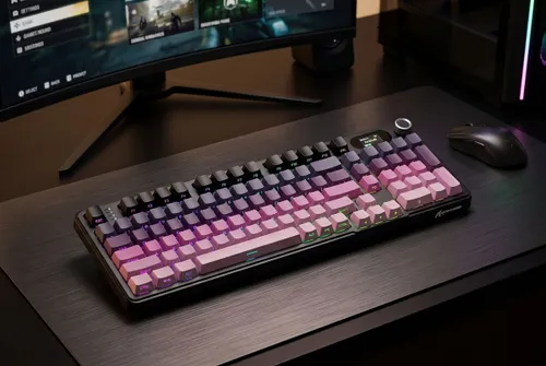 Klawiatura ATTACK SHARK X98 Pro Czarno-fioletowy