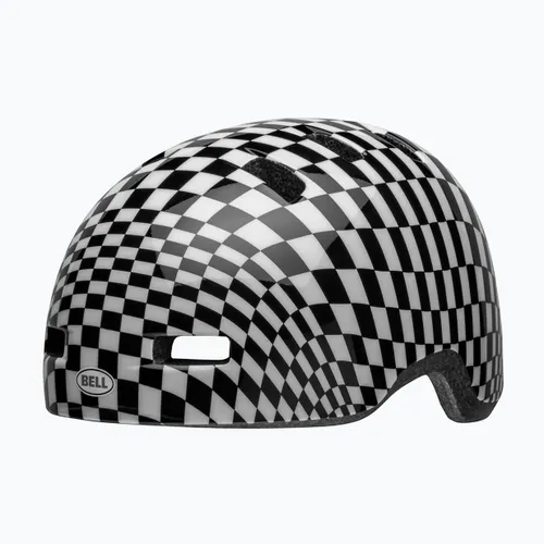 Kask rowerowy dziecięcy Bell Lil Ripper Jr checker gloss black/white