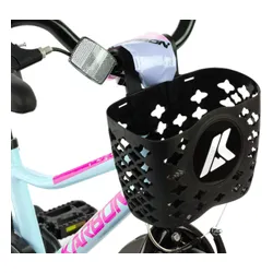 Rower dziecięcy KARBON Jazz 18 cali dla dziewczynki Miętowy