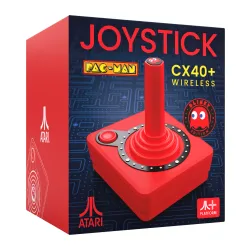 Joystick Atari CX40+ Pac-Man Edition do Atari 2600+ / 7800+ Bezprzewodowy Czerwony