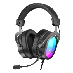 Słuchawki przewodowe z mikrofonem Fifine AmpliGame H16 Nauszne Czarny