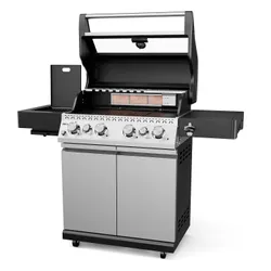 Grill gazowy KOLER Krone S1 Silver 21.6 kW 73 x 46 cm