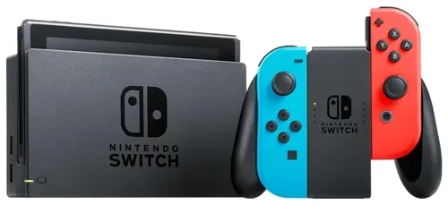 Nintendo Switch + Joy-Con Neon Blue&Red