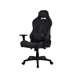 Fotel Arozzi Torretta Soft Fabric Pure Black Gamingowy do 120kg Tkanina Czarny