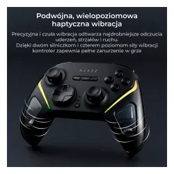 Pad Ajazz GP100 do Nintendo Switch, PC Android, iOS Bezprzewodowy Czarny