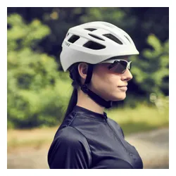 Kask rowerowy ATTABO Bonkers z lampką LED biały