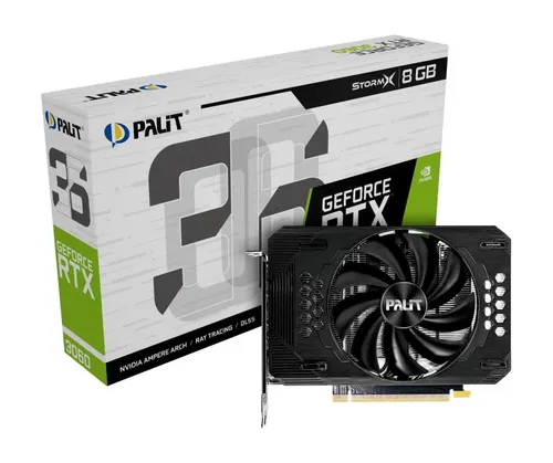 Karta graficzna Palit GeForce RTX 3060 StormX 8GB GDDR6 128bit DLSS