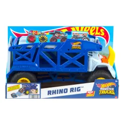 Samochód Hot Wheels Monster Truck Nosorożec Rhino Rig HFB13