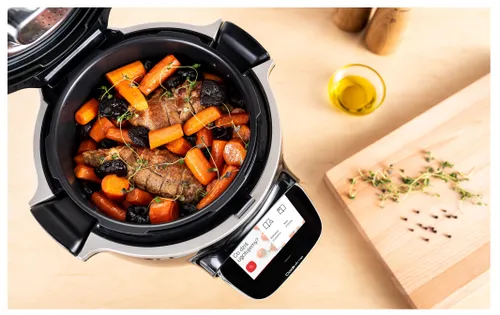 Аэрогриль Tefal Cook4me Touch Wi-Fi CY9128 + крышка для выпечки EY1508 1600 Вт 6л мобильное приложение