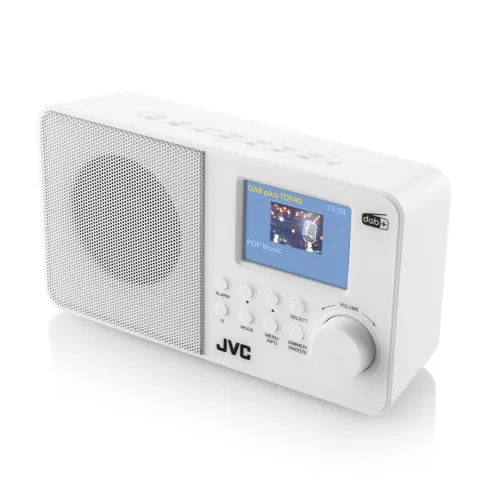 Radioodbiornik JVC RA-E611W-DAB Radio FM DAB+ Biały