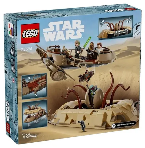 LEGO Star Wars 75396 пустынная баржа и яма Сарлакка