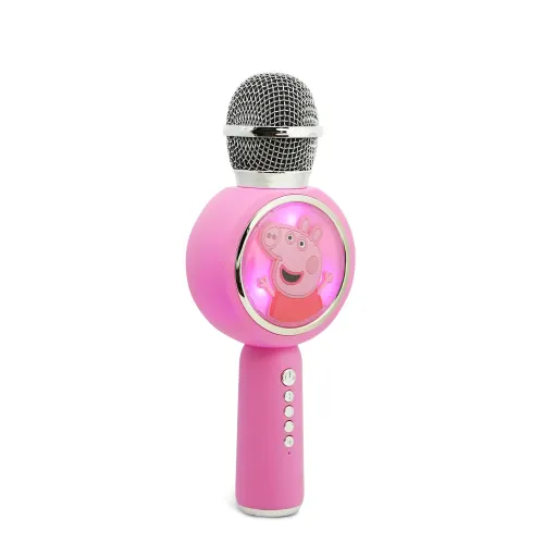 Mikrofon z głośnikiem Bluetooth OTL Technologies Karaoke PEPPA PIG 5W Różowy