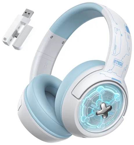 Słuchawki ONIKUMA GT802 Bezprzewodowe, Nauszne Biało-niebieski