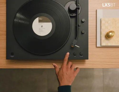 Gramofon Sony PSLX5BT Automatyczny Napęd paskowy Przedwzmacniacz Bluetooth Czarny