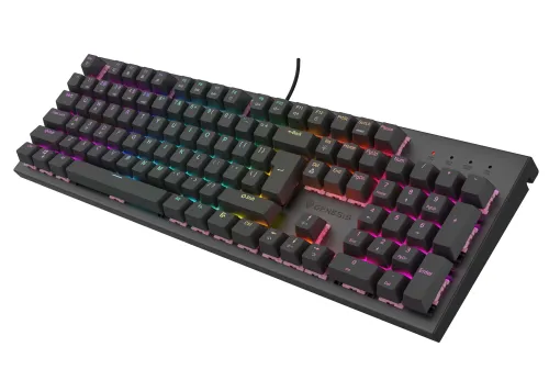 Klawiatura mechaniczna Genesis Thor 303 RGB Outemu Brown Czarny