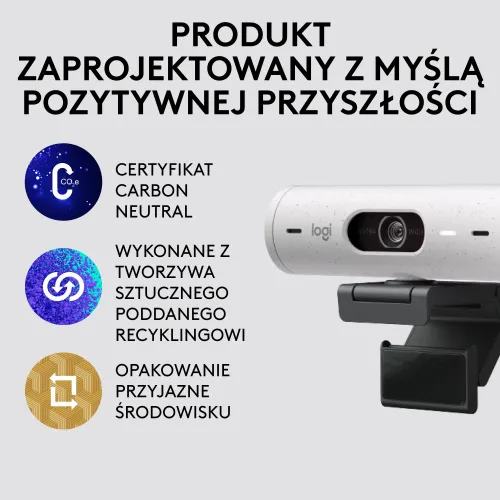 Kamera internetowa Logitech Brio 500 Biały