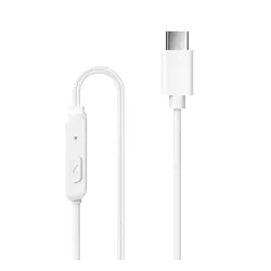 Słuchawki przewodowe Dudao X3B-W USB-C Douszne Biały