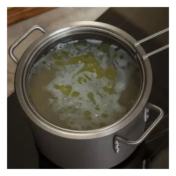 EVA TRIO 16 cm - pokrywka szklana ze stali nierdzewnej