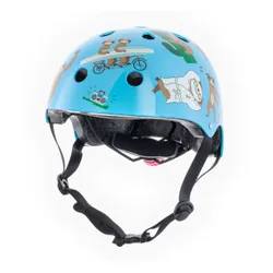 Kask rowerowy dziecięcy Hornit Sloth blue/brown