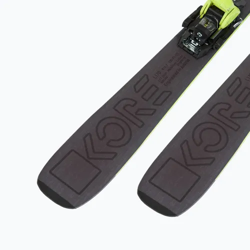 Narty zjazdowe HEAD Kore 93 + wiązania Attack 14 GW yellow/anthracite