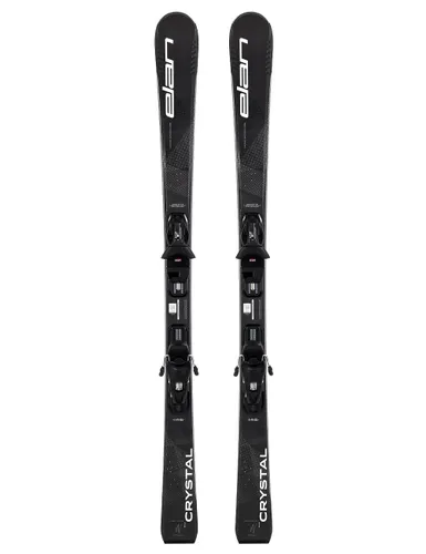 Narty damskie ELAN CRYSTAL + wiązania ELAN EL 9.0 z GRIP WALK 2026 - Długość (cm) - 160