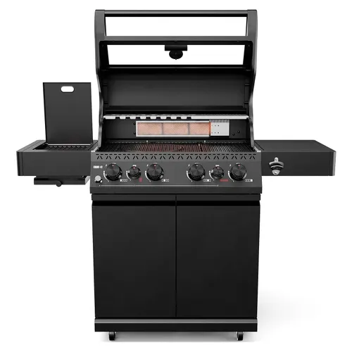 Grill gazowy KOLER Krone S1 Czarny 21.6 kW 73 x 46 cm