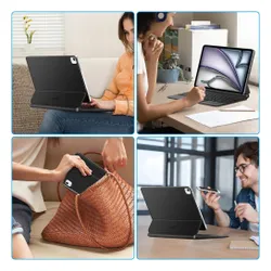 Etui na iPad Air/Pro TECH-PROTECT SmartCase Magnetic + Keyboard Czarny Klawiatura