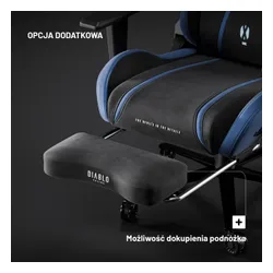 Fotel DIABLO CHAIRS X-One 2.0 Normal Size Czarno-niebieski