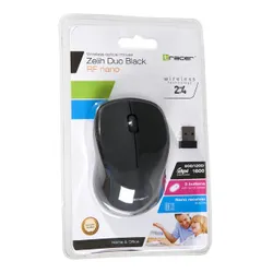 Myszka Tracer Zelih Duo Black RF nano Czarny