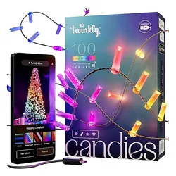 Lampki choinkowe TWINKLY TWKC100RGB-T Świeca 6 m Wi-Fi/Bluetooth