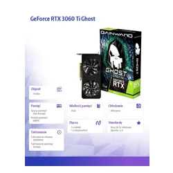 Karta graficzna GeForce RTX 3060 Ti GHOST  8GB GDDR6 256bit HDMI/3DP LHR 