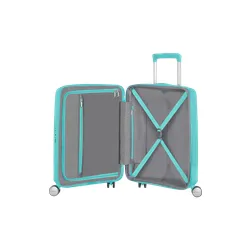 Чемодан/ручная кладь American Tourister Soundbox 55cm - Poolside Blue