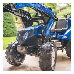 Falk Traktor na Pedały New Holland T8 z Koparką i Przyczepą 3-7 lat