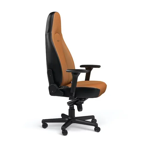 Fotel Noblechairs ICON Gamingowy do 150kg Skóra naturalna Brązowo-czarny